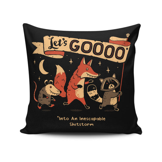 Let's Gooo! - Throw Pillow
