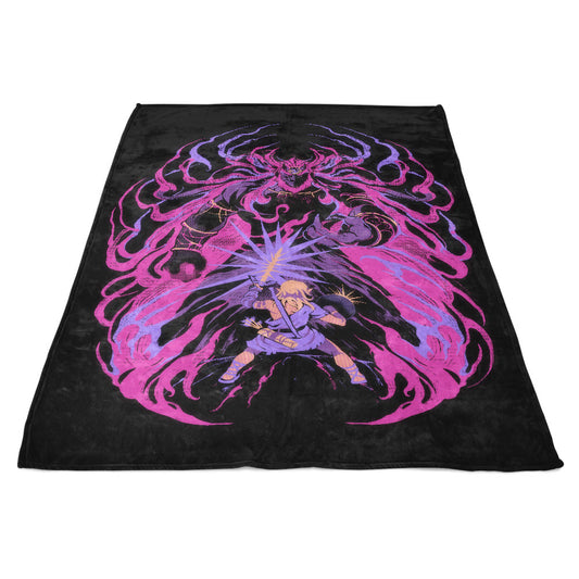 Light Against the Demon King - Fleece Blanket