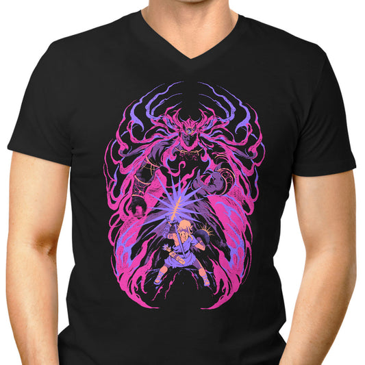 Light Against the Demon King - Men's V-Neck