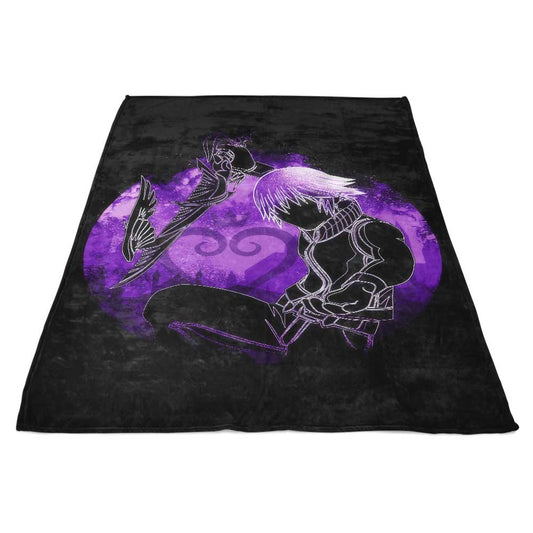 Light and Darkness Orb - Fleece Blanket