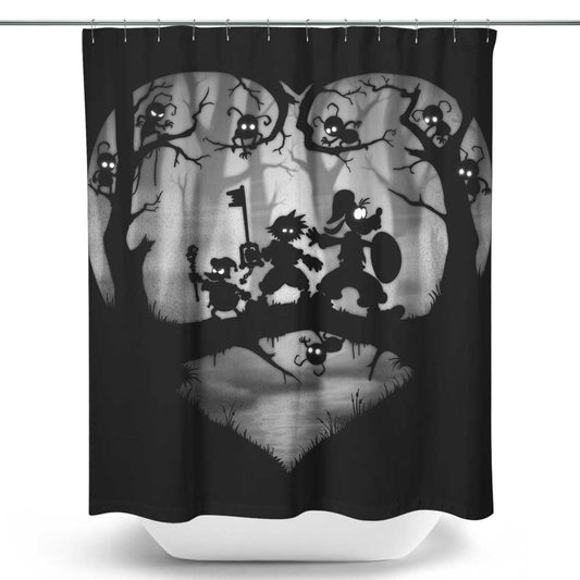 Limbo Hearts - Shower Curtain