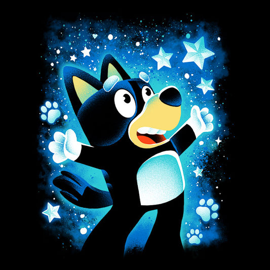 Little Blue Dog - Canvas Print