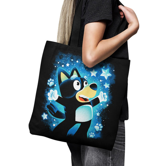 Little Blue Dog - Tote Bag
