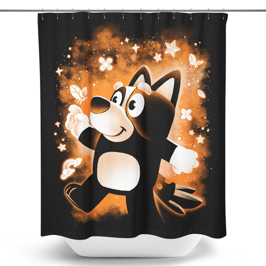 Little Sister Dog - Shower Curtain