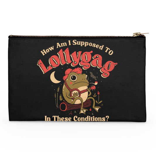 Lollygagging Frog - Accessory Pouch