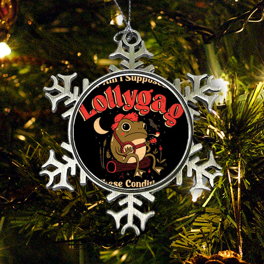 Lollygagging Frog - Ornament