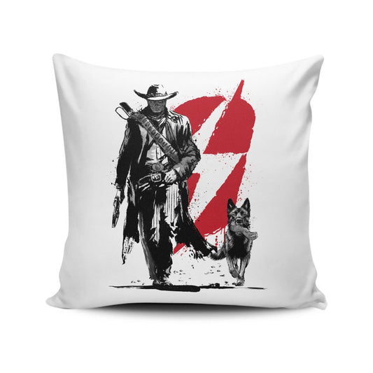 Lone Ghoul and Cub - Throw Pillow