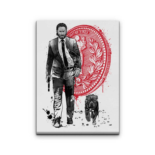 Lone Hitman and Cub - Canvas Print