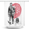 Lone Hitman and Cub - Shower Curtain