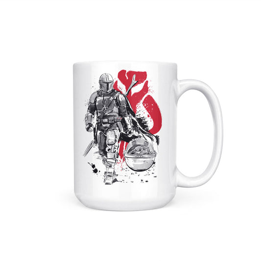 Lone Hunter and Cup - Mug