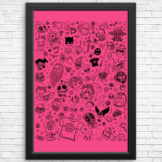 Lovely Doodles - Posters & Prints