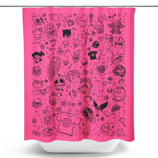 Lovely Doodles - Shower Curtain