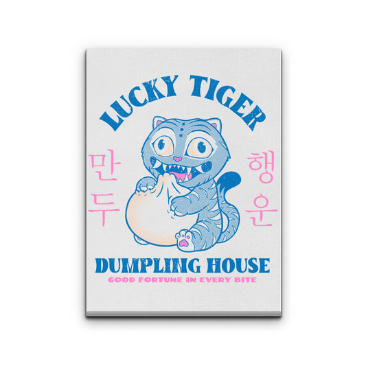 Lucky Tiger Dumpling House - Canvas Print