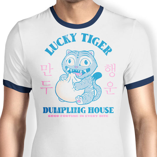 Lucky Tiger Dumpling House - Ringer T-Shirt