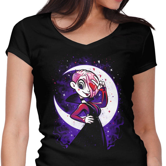 Luna and the Moon - Women's V-Neck