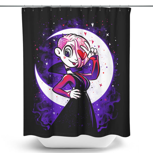 Luna and the Moon - Shower Curtain