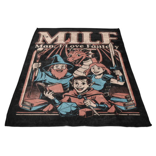 Man, I Love Fantasy - Fleece Blanket