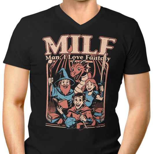 Man, I Love Fantasy - Men's V-Neck