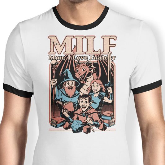 Man, I Love Fantasy - Ringer T-Shirt
