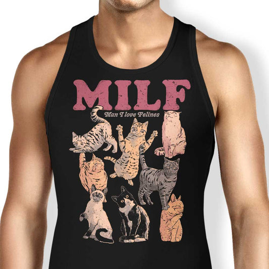 Man I Love Felines - Tank Top