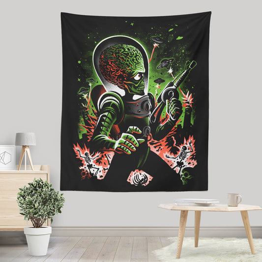 Mars Invasion - Wall Tapestry
