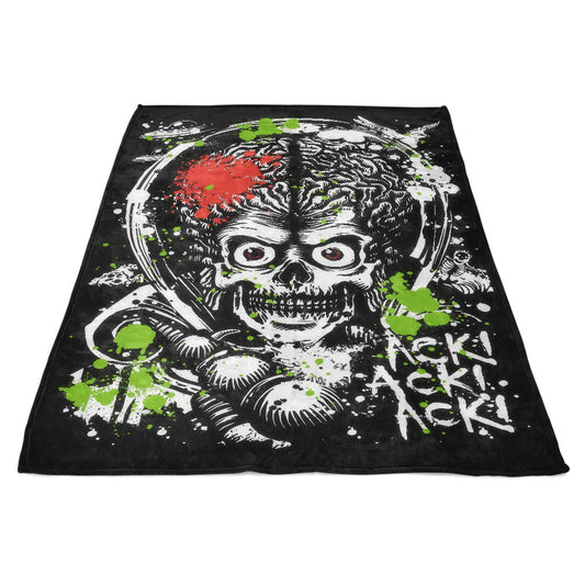 Martian Mayhem - Fleece Blanket