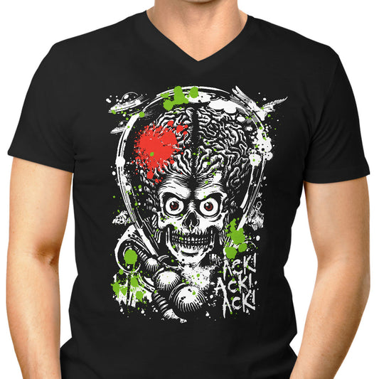 Martian Mayhem - Men's V-Neck