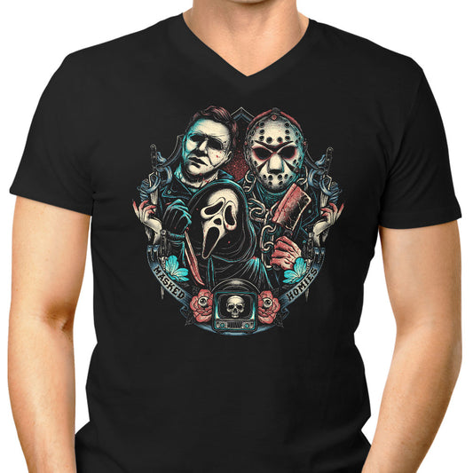 Masked Homies - Men's V-Neck
