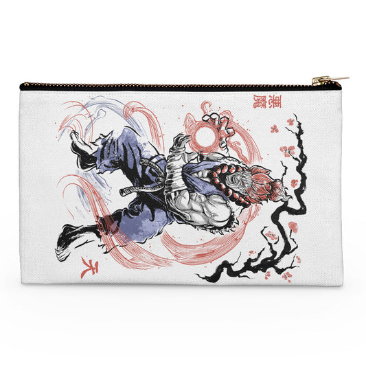 Master of the Fist Sumi-e - Accessory Pouch
