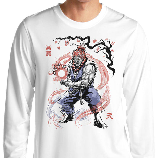 Master of the Fist Sumi-e - Long Sleeve T-Shirt