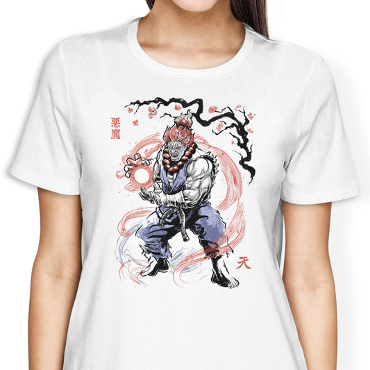 Master of the Fist Sumi-e - Women's Apparel