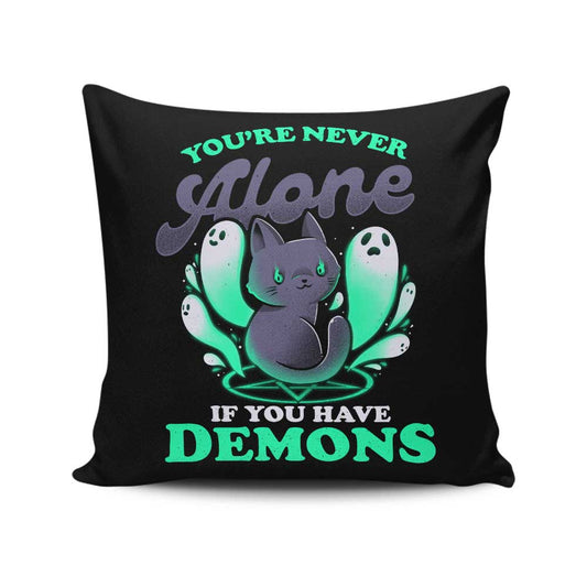Me and My Demons - Throw Pillow