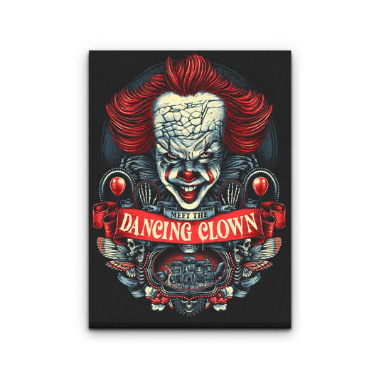 Meet the Dancing Clown - Canvas Print