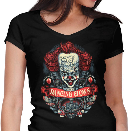 Meet the Dancing Clown - Women's V-Neck
