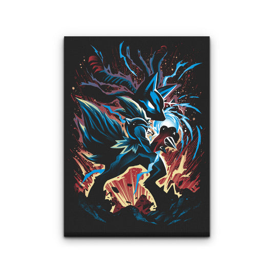 Mega Force of Aura - Canvas Print
