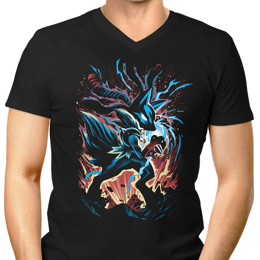 Mega Force of Aura - Men's V-Neck