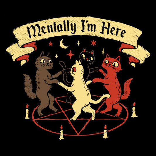 Mentally I'm Here - Wall Tapestry