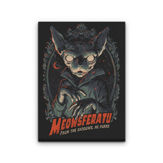 Meowsferatu - Canvas Print