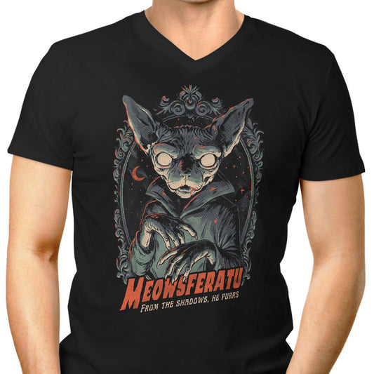 Meowsferatu - Men's V-Neck