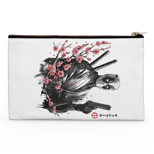 Merc Portrait Sumi-e - Accessory Pouch