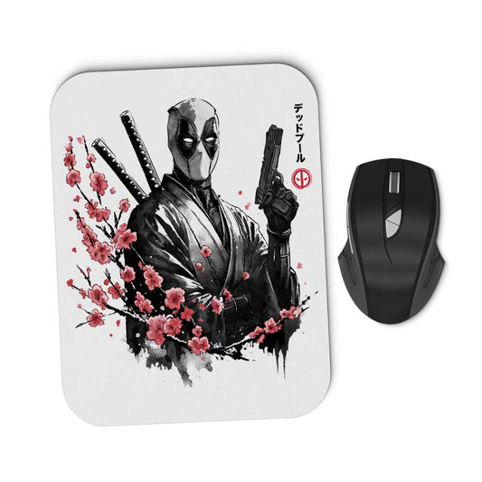 Merc Portrait Sumi-e - Mousepad
