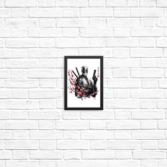 Merc Portrait Sumi-e - Posters & Prints