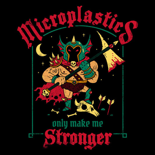 Microplastics Make Me Stronger - Men's V-Neck