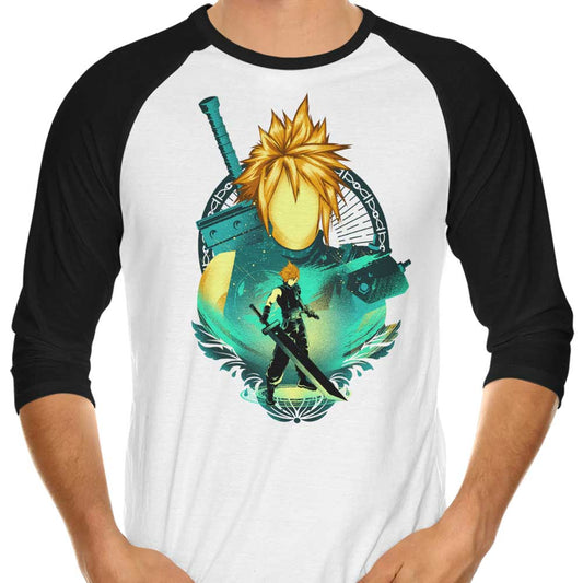 Midgar Mercenary - 3/4 Sleeve Raglan T-Shirt
