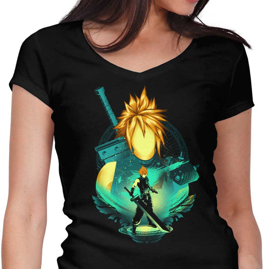 Midgar Mercenary - Women's V-Neck