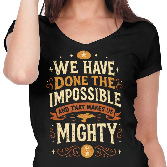 Mighty Heroes - Women's V-Neck