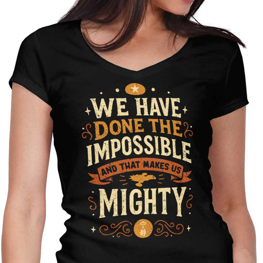 Mighty Heroes - Women's V-Neck