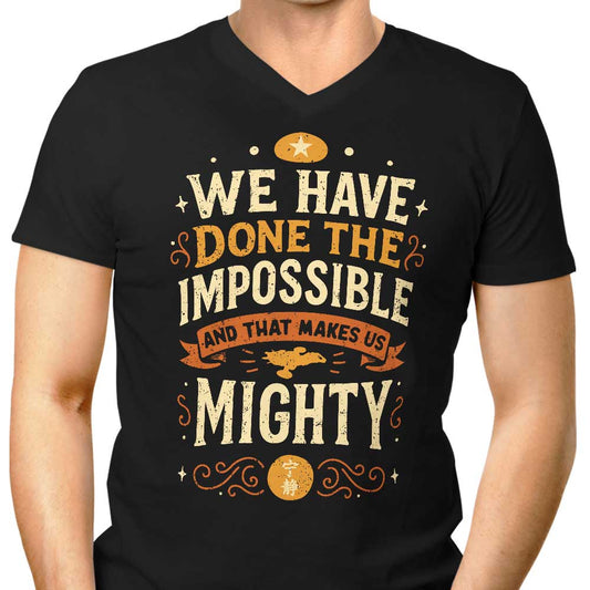 Mighty Heroes - Men's V-Neck
