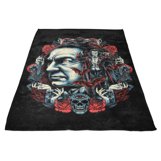 Mind Control of the Vampire - Fleece Blanket