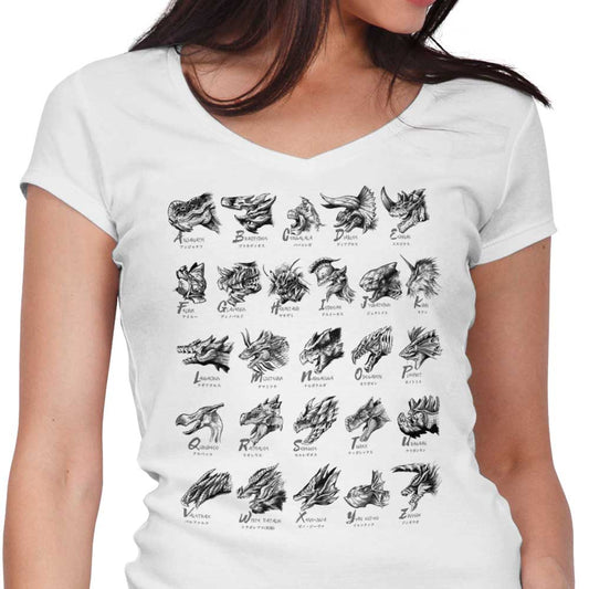 Monsterpedia - Women's V-Neck